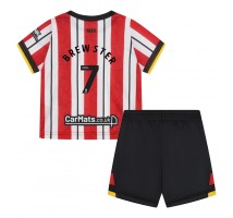 Sheffield United Rhian Brewster #7 Koszulka Podstawowa dzieci 2024-25 Krótki Rękaw (+ krótkie spodenki)
